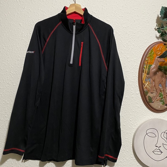 Set of 3 Lands End Mens XL‎ Verizon V-Neck Sweater sweatshirt polo shirt NWOT - Picture 8 of 11